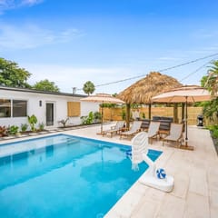 Resort Escape | Pool, Tiki, Hammock & Cold Plunge